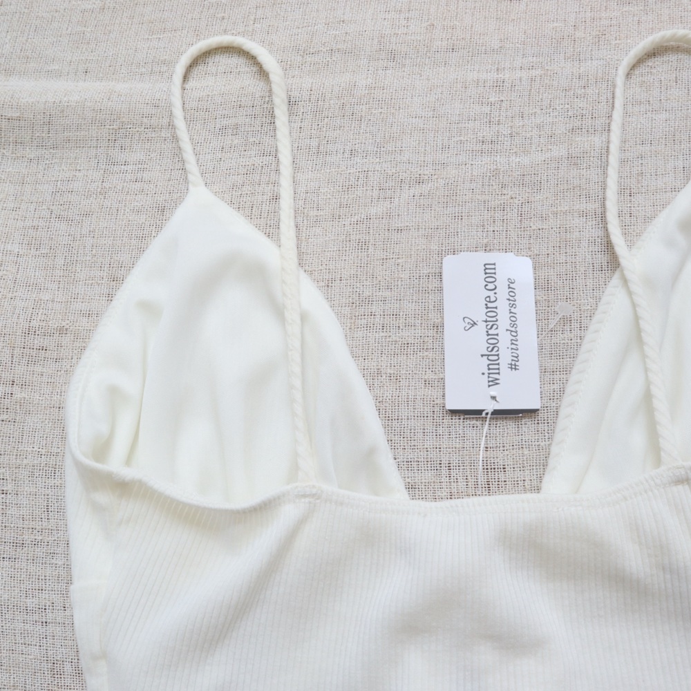 Windsor Cami Front Tie Crop Top NWT - Picture 5 of 7